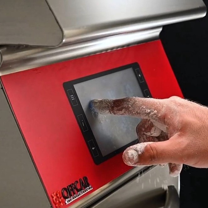 SuperFry 4.0 touch screen interaction with floured hands