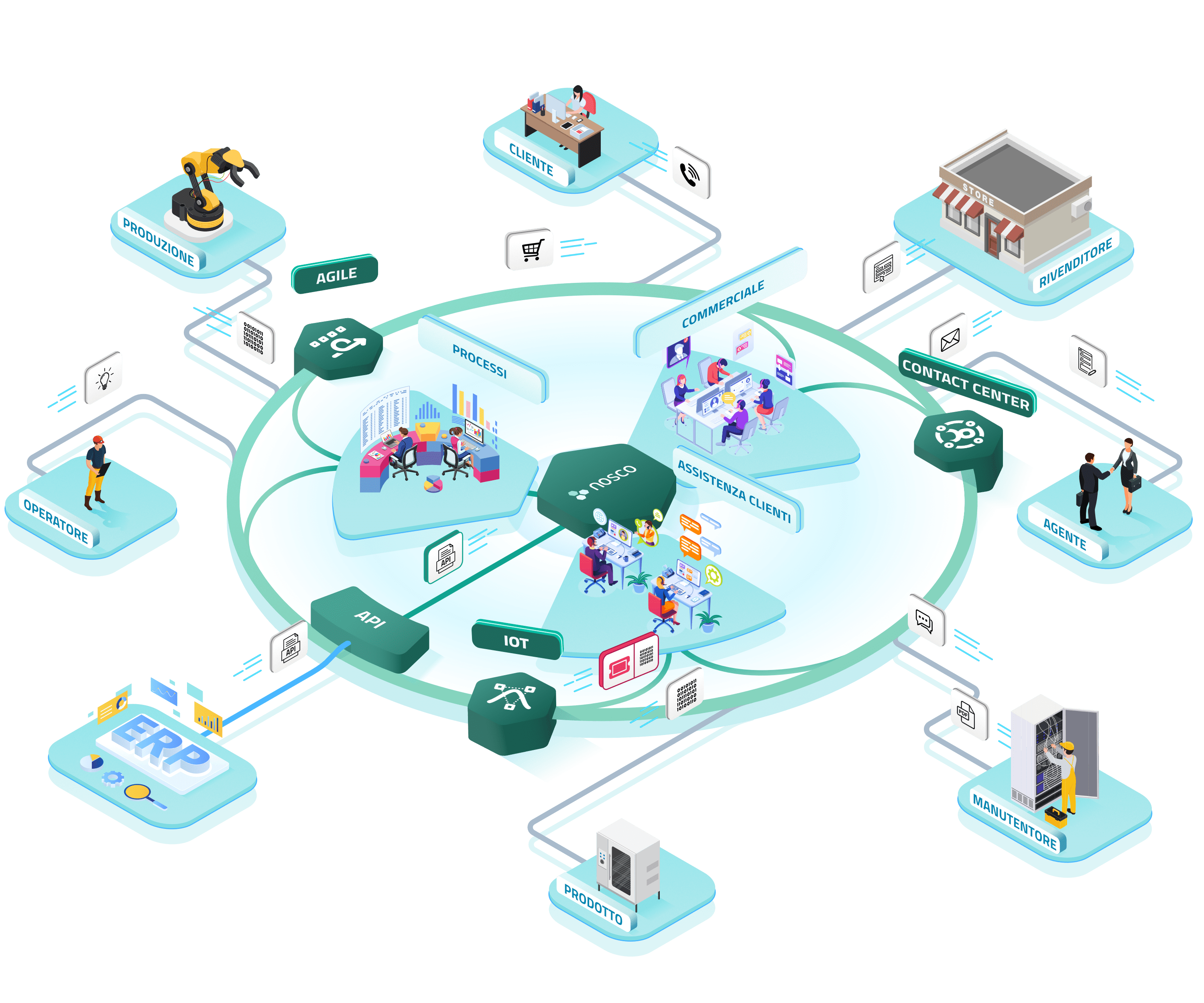 Illustrazione dell'ecosistema